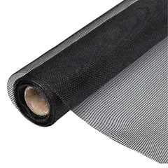 1880 - Malla Antimosquito NEGRO Fibra Vidrio EN Pvc 120M ANCHO x10M LARGO