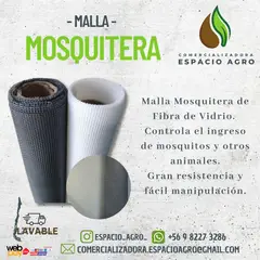 1880 - Malla Antimosquito BLANCO Fibra Vidrio EN Pvc 120M ANCHO x30M LARGO