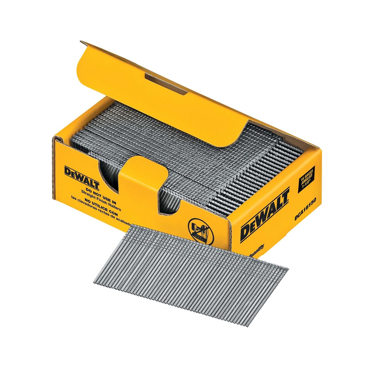 DEWALT - Caja de 2500 clavos reforzados 1-1/2´ 16GA DEWALT DCA16150