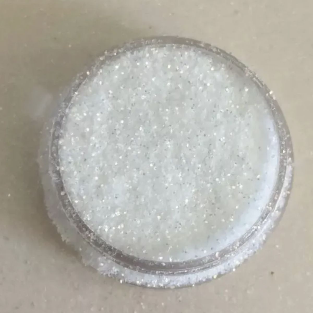 DALI - Escarcha Purpurina Glitter 1 Kilo blanca