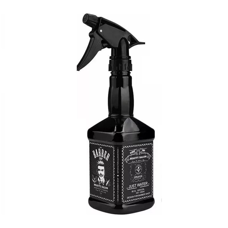 GENERICO - Rociador De Agua Difusor Spray Barberia Peluqueria 150ml Negro