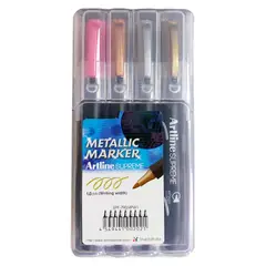 ARTLINE - Set 4 marcadores metalizados Supreme