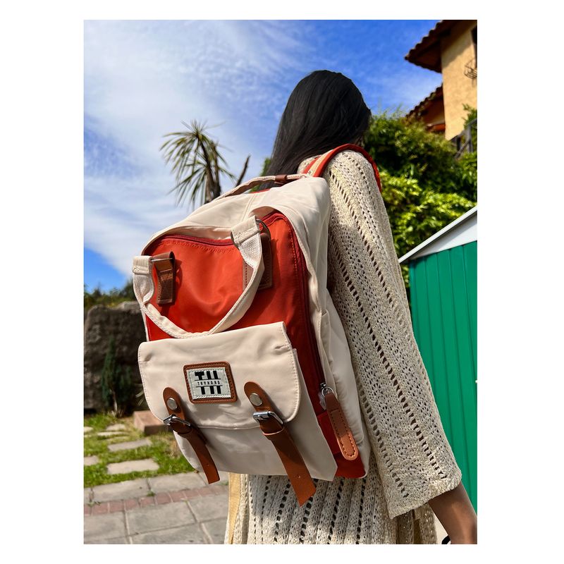GENERICO - Mochila Femenina diseño clásico a prueba de agua 37 Litros