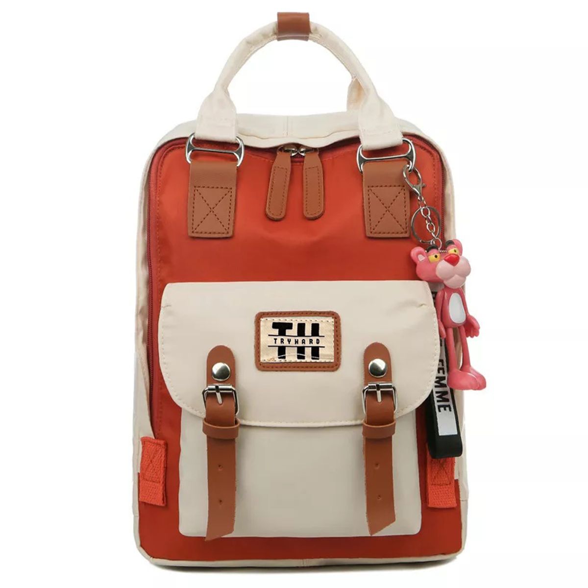 GENERICO - Mochila Femenina diseño clásico a prueba de agua 37 Litros