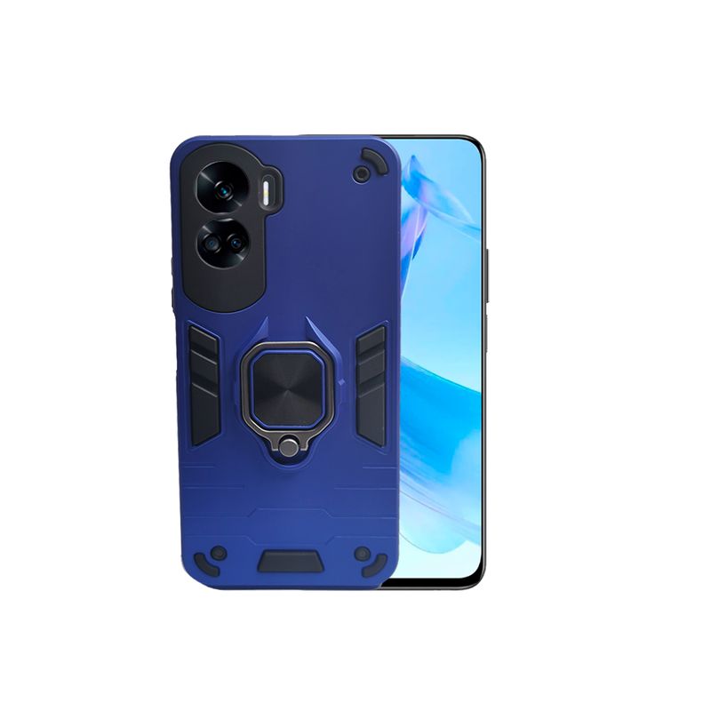 GENERICO - CARCASA ANILLO ANTIGOLPE PARA CELULAR HONOR 90 LITE COLOR AZUL