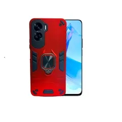 GENERICO - CARCASA ANILLO ANTIGOLPE PARA CELULAR HONOR 90 LITE COLOR ROJO