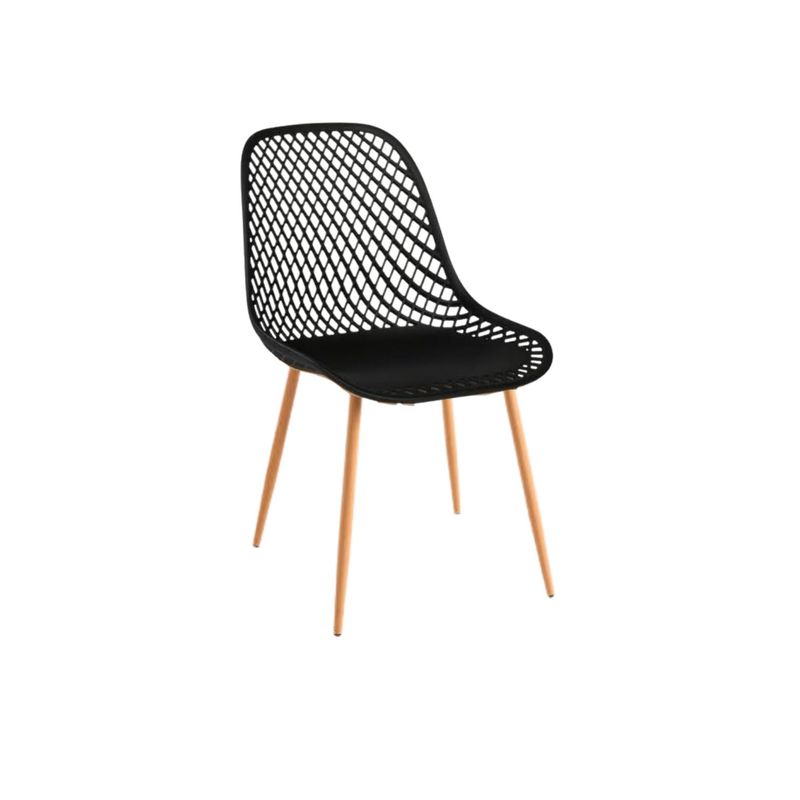 GENERICO - Silla de Comedor Panal Negro
