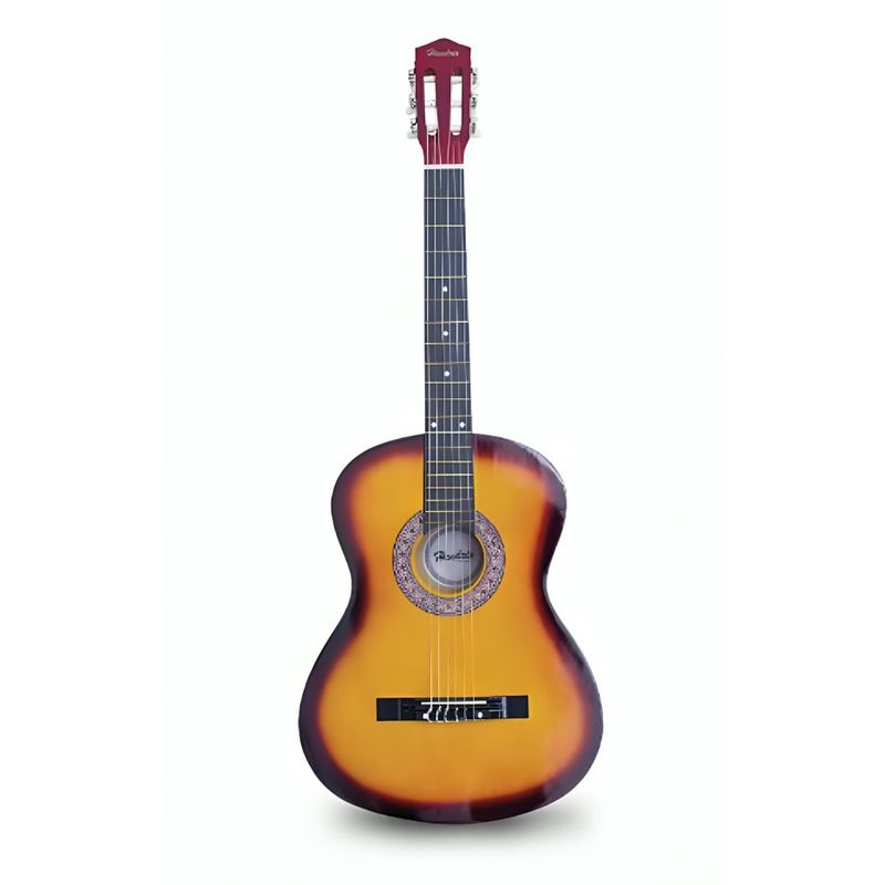 HENDRIX - GUITARRA DE MADERA 36 PULGADAS CON FUNDA COLOR SUNBURST