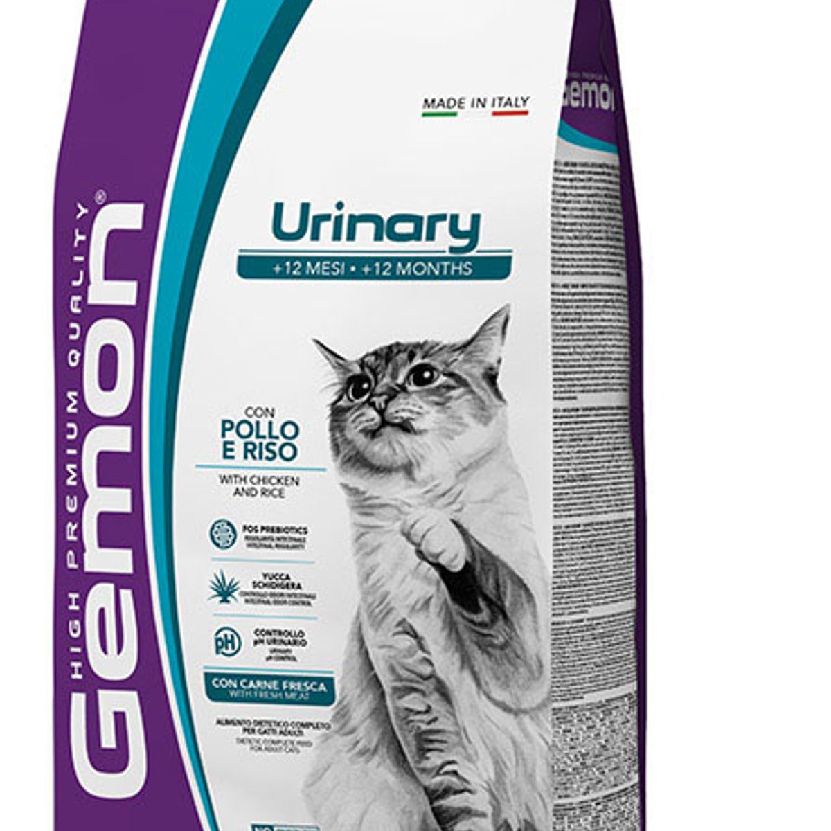 MONGE - ALIMENTO SECO GEMON GATO URINARY 2 KILOS