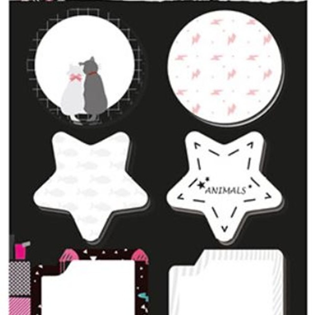 LAVORO - Notas adhesivas 20hj diseño gatos