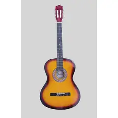 HENDRIX - GUITARRA DE MADERA 36 PULGADAS CON FUNDA COLOR SUNBURST