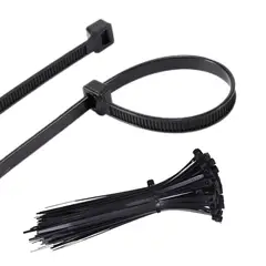 GENERICO - AMARRA NEGRA 30CM X 50 UNIDADES VALPRIK