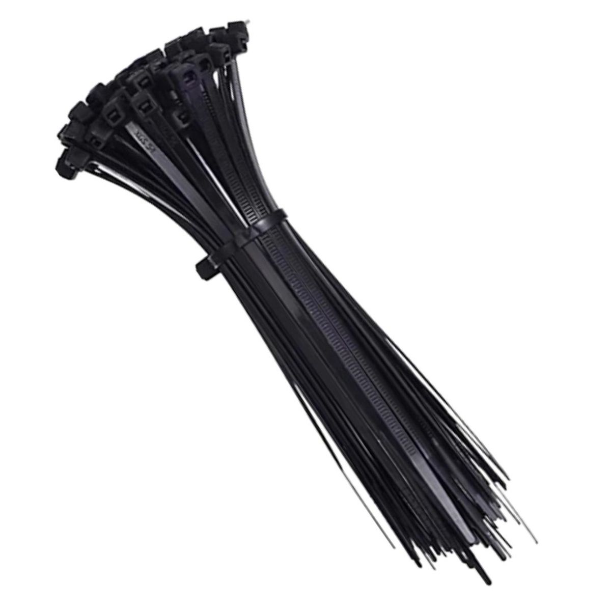 AMARRA NEGRA 30CM X 50 UNIDADES VALPRIK, marca GENERICO - Foto 2