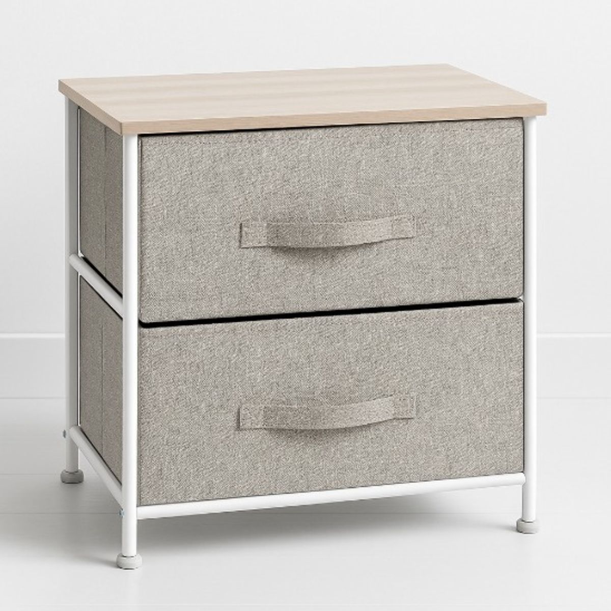 HABITA2 CHILE - Veladores Softy Gris - Mesa de Noche