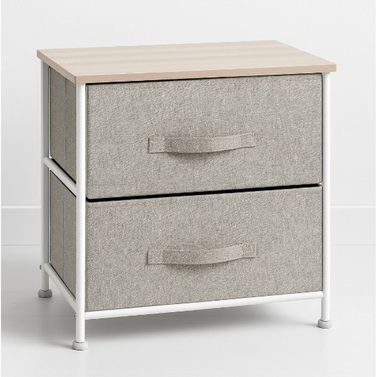 HABITA2 CHILE - Veladores Softy Gris - Mesa de Noche