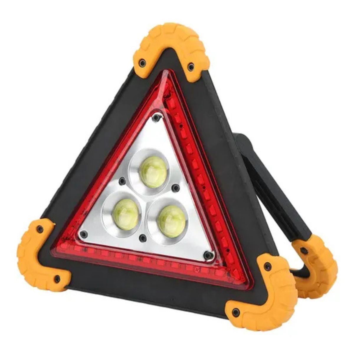 MOVI - Triángulo de emergencia LED recargable con linterna