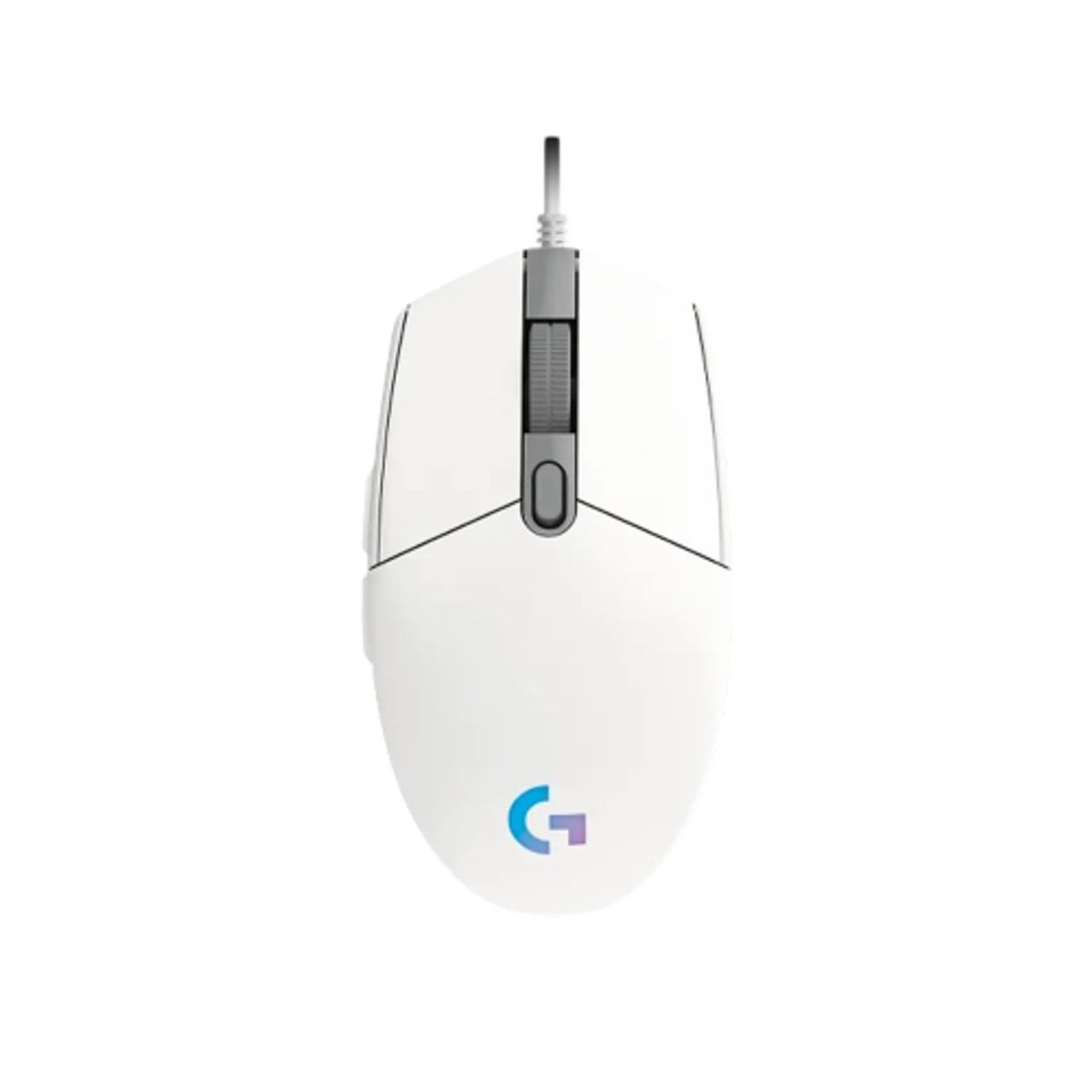 LOGITECH -  Logitech G203 RGB LIGHTSYNC Mouse Gamer, 6 Botones Programables, 8.000 DPI, Color Blanco