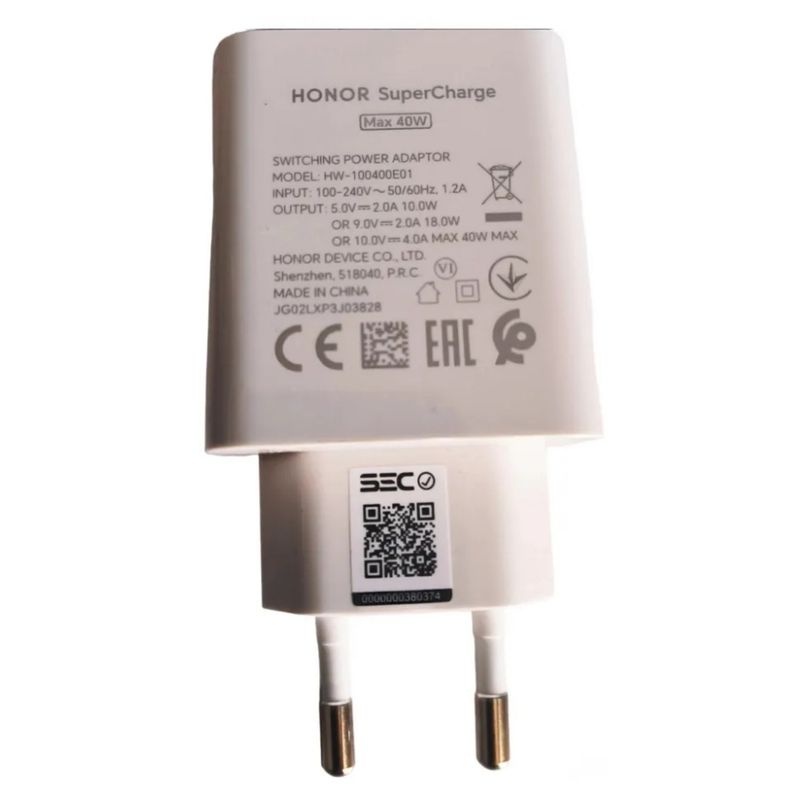 HUAWEI - Cargador Honor 40W turbo Charger - Original