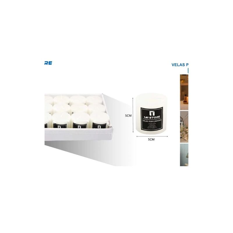 GENERICO - VELA PERFUMADA 1PCS 5X5CM