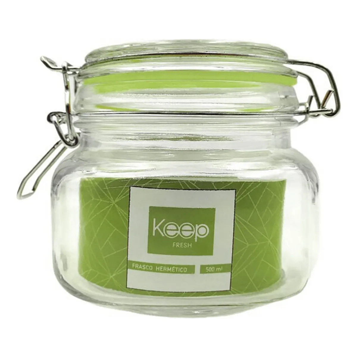KEEP - Frasco Hermético 500 Ml Contenedor Vidrio Keep