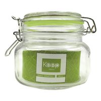 Frasco Hermético 500 Ml Contenedor Vidrio