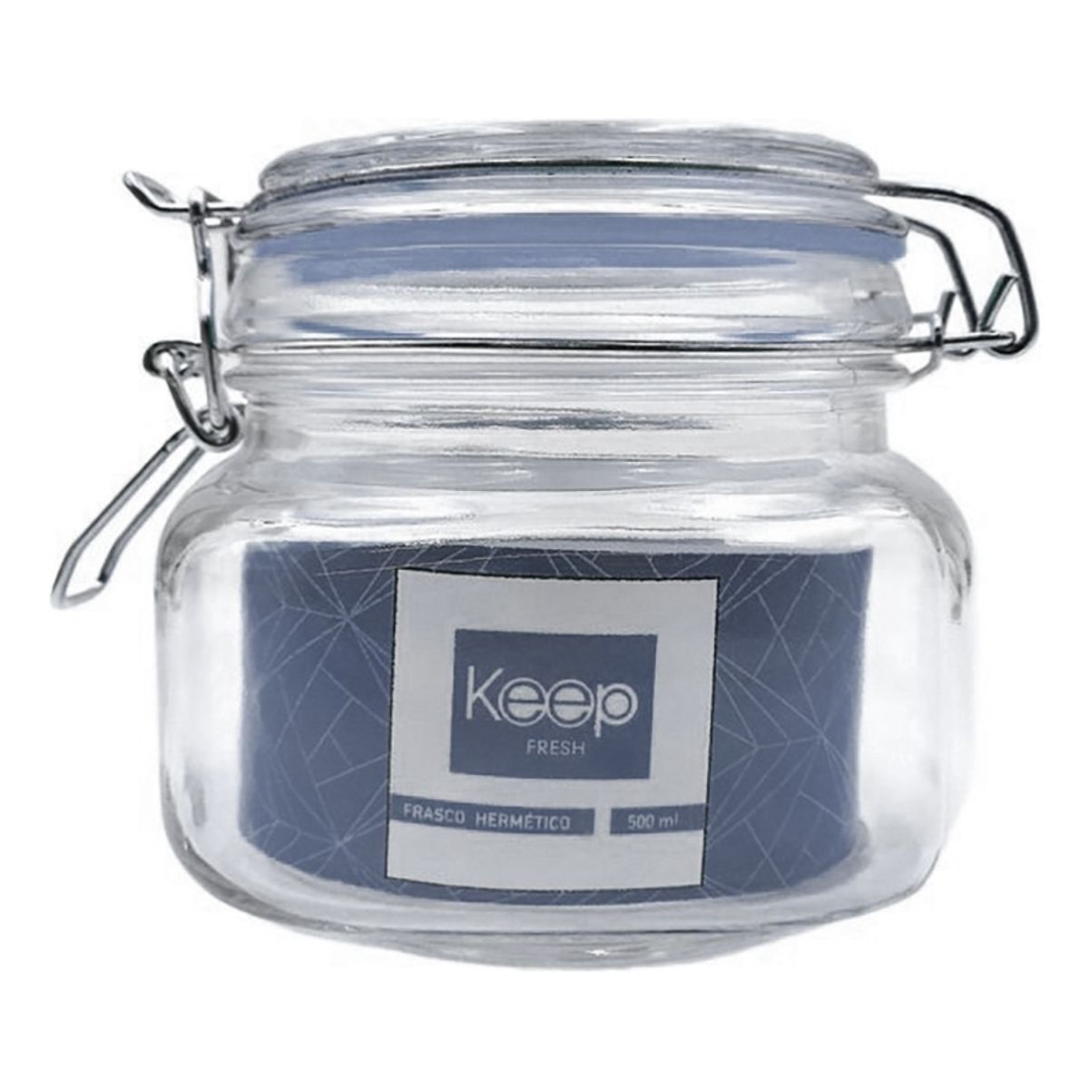 KEEP - Frasco Hermético 500 Ml Contenedor Vidrio Keep