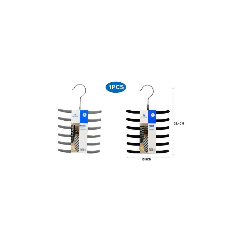 GENERICO - PERCHA PARA ORGANIZAR CORBATAS 25CM