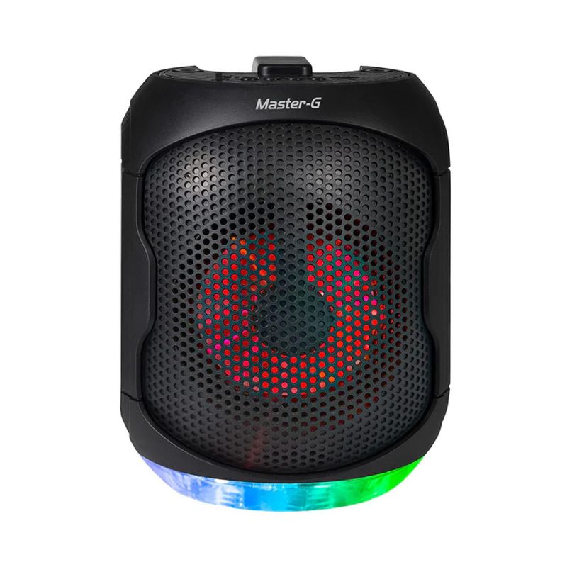 MASTER G - Parlante Bluetooth 4W RGB  Portatil Negro MgSpyder