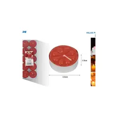 GENERICO - VELAS REDONDAS 10PCS