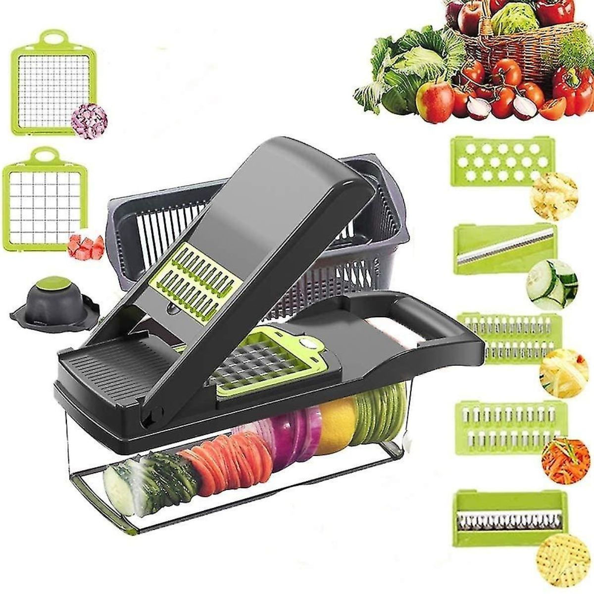 MOVI - Cortador de Verduras Multifuncional ProChef 10 en 1