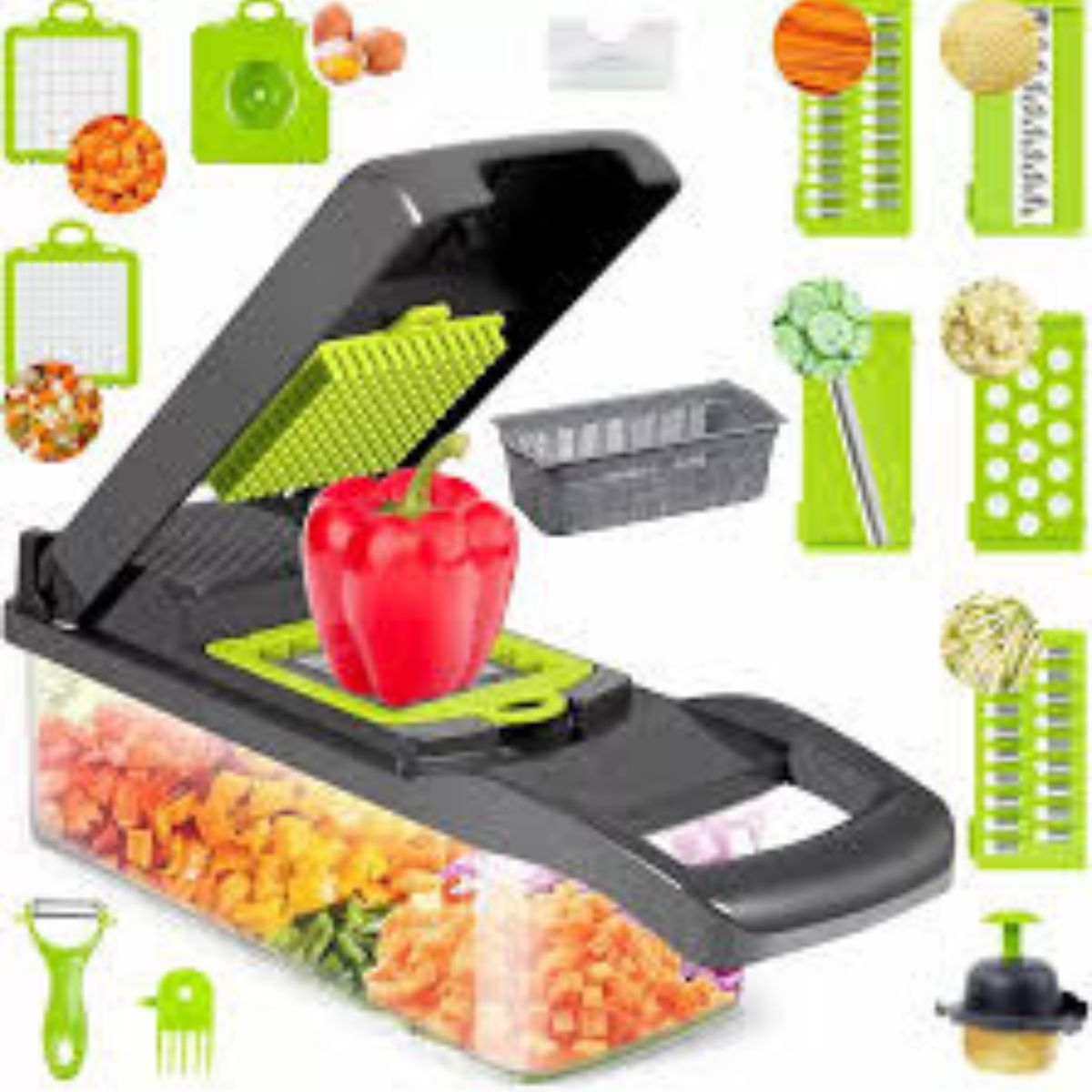 MOVI - Cortador de Verduras Multifuncional ProChef 10 en 1