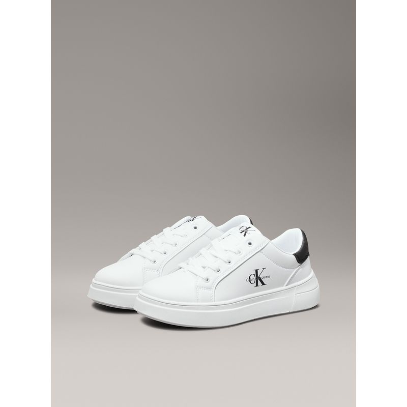 CALVIN KLEIN - Zapatillas Niño Cut Lace 002 Low Blanco Calvin Klein