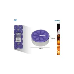 GENERICO - VELAS REDONDAS 10PCS