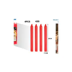 GENERICO - VELAS PERFUMADAS 4PCS 42G