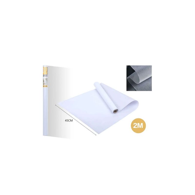 GENERICO - PAPEL ADHESIVO DECOMURAL TRANSPARENTE 2M X 45CM