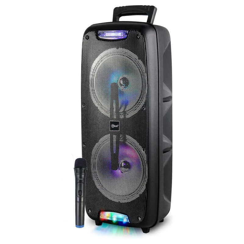 MLAB - Parlante Bluetooth Karaoke 3500W RGB Negro Two Eight