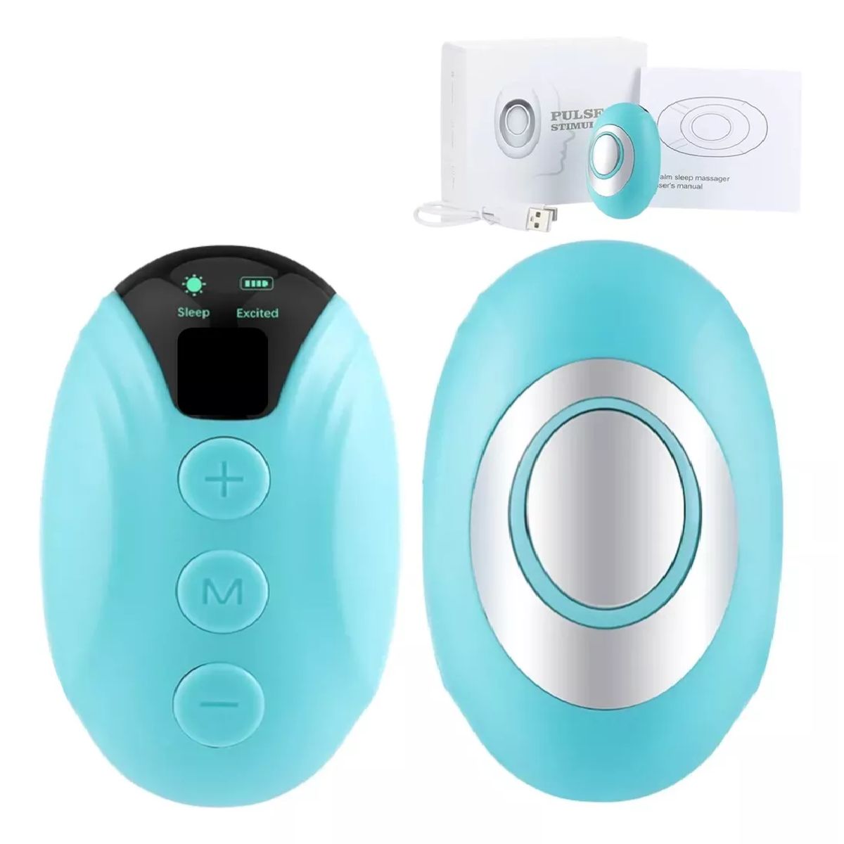 MAXPRO - Huevo Verde Dispositivo Portátil Aliviar Ansiedad Estrés Insomnio