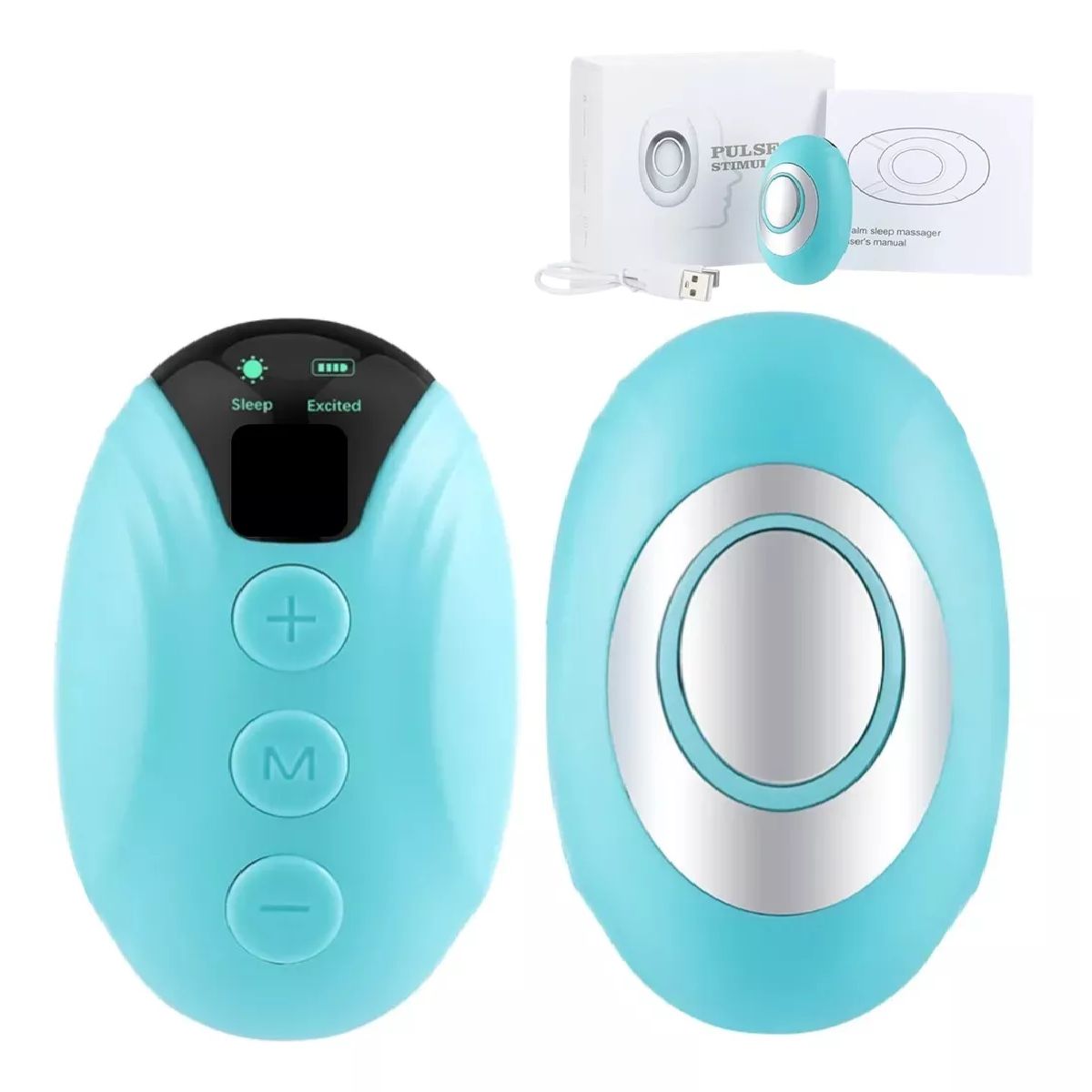 MAXPRO - Huevo Verde Dispositivo Portátil Aliviar Ansiedad Estrés Insomnio