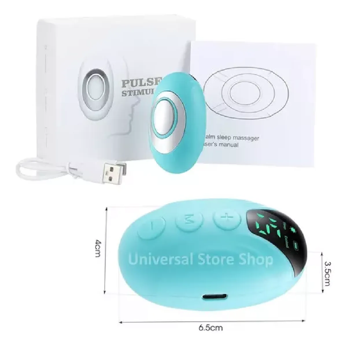 MAXPRO - Huevo Verde Dispositivo Portátil Aliviar Ansiedad Estrés Insomnio