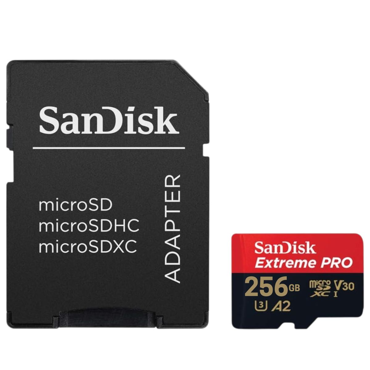 SANDISK - Memoria Micro SD SanDisk 256 GB Extreme PRO Black 200 MBs