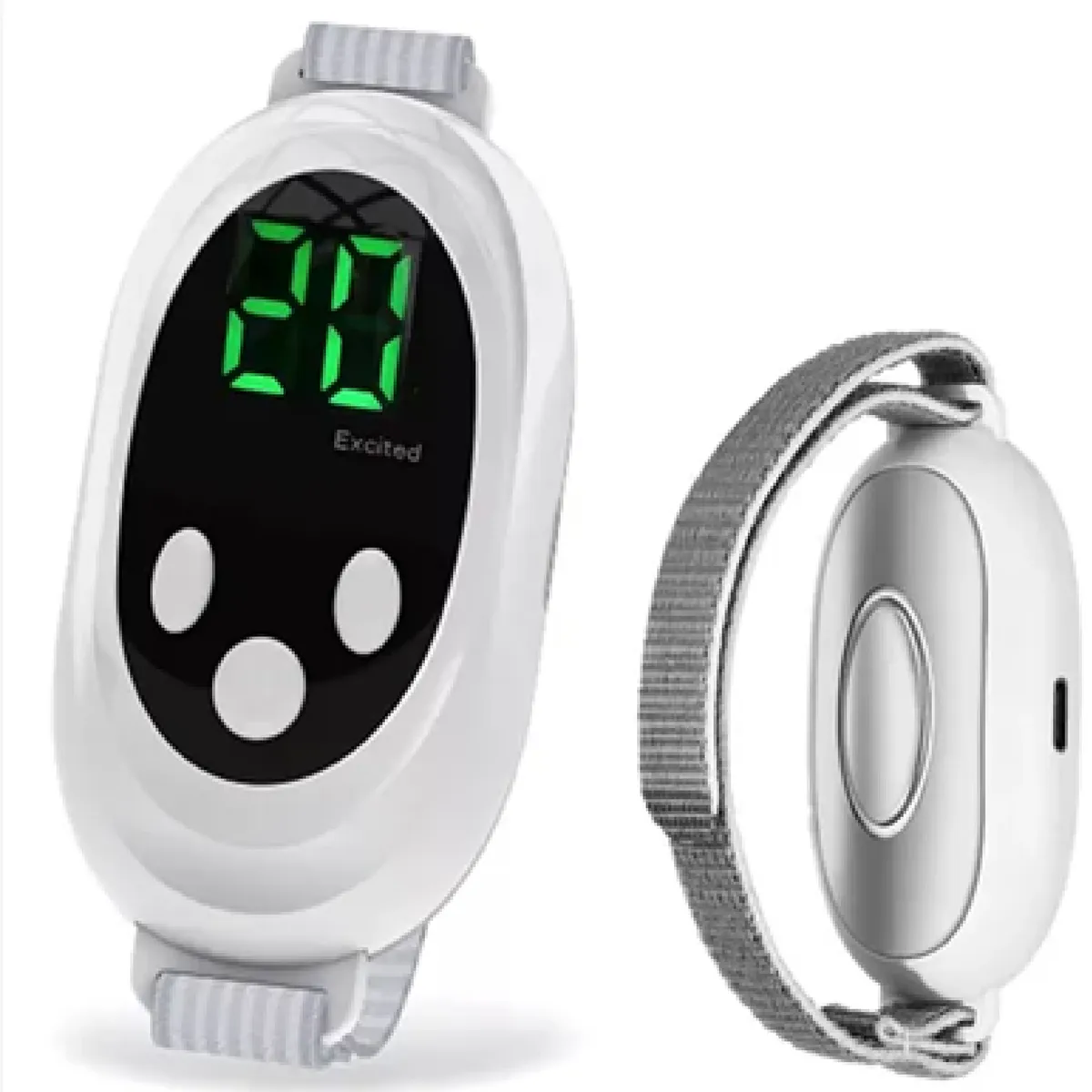 MAXPRO - Estimulador d Pulso Blanco Portátil Aliviar Ansiedad Estrés Insomnio