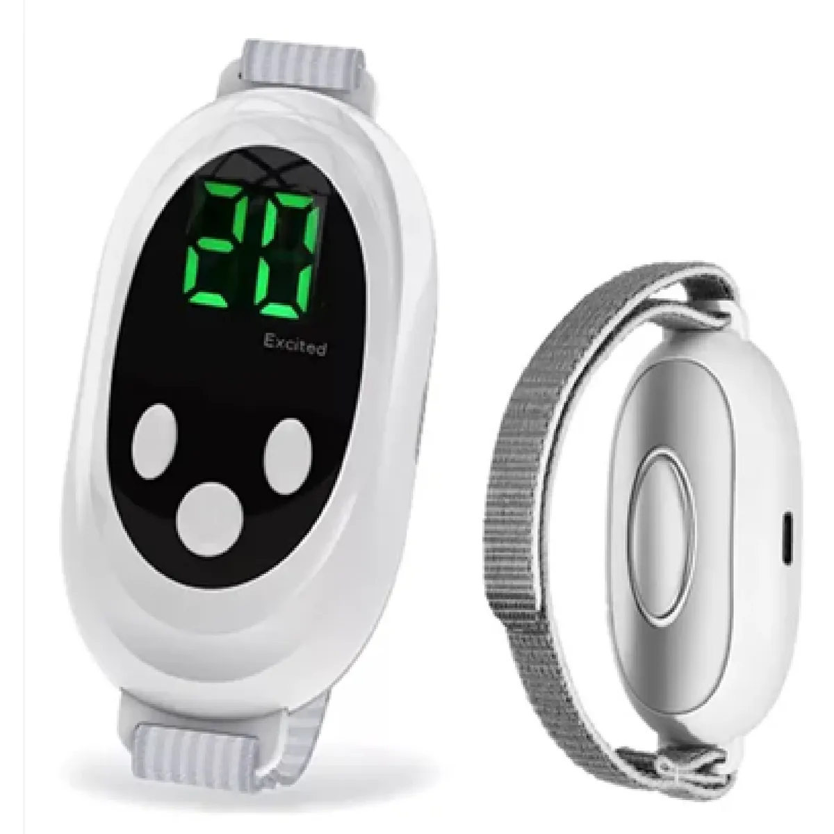 MAXPRO - Estimulador d Pulso Blanco Portátil Aliviar Ansiedad Estrés Insomnio