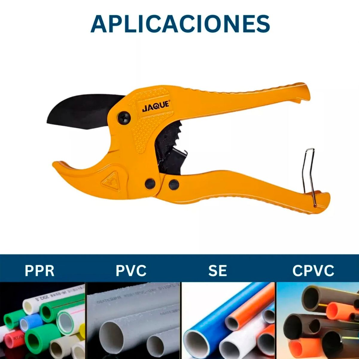 GENERICO - Cortador De Tubo Pvc Cortatubo Ppr Hasta 42 Mm Jaque
