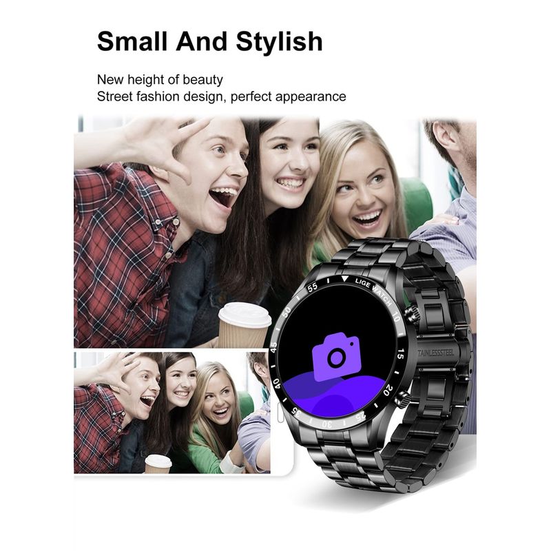 LIGE - Smartwatch Lige sport Acero Azul