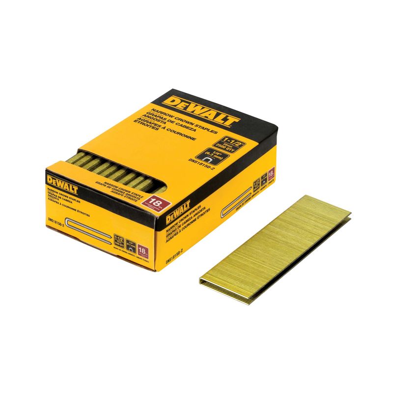 DEWALT - Caja de 2500 grapas 1-1/2´ x 1/4´ DEWALT DNS18150-2