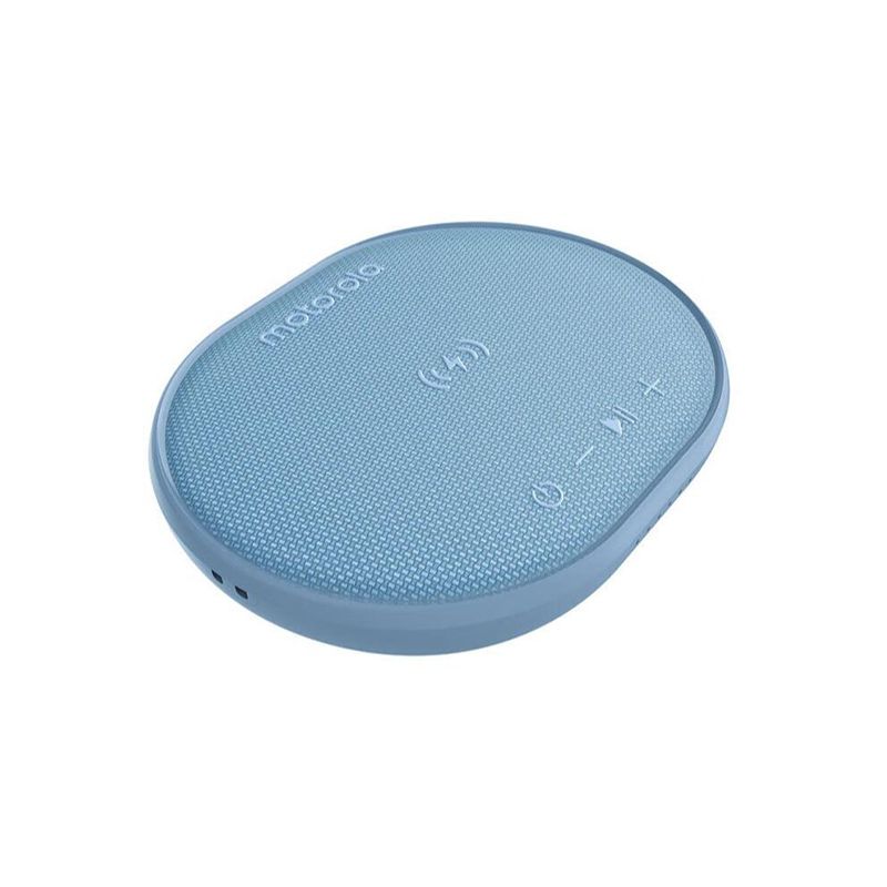 MOTOROLA - Parlantes Bluetooth Carga inalámbrica Motorola ROKR 500 - Azul