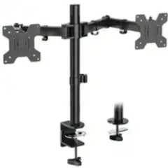ESHOPANGIE - Brazo Soporte Doble Para 2 Monitores Base Escritorio