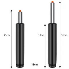 AIZO - 22cm Pistón De Gas Silla De Oficina Universal Para Toda Silla