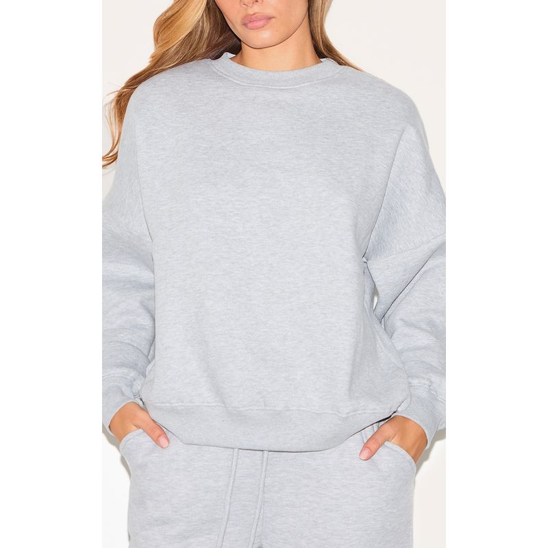 VELT - Conjunto Buzo Gris Claro 100% Algodón Mujer Sudadera Y Jogger
