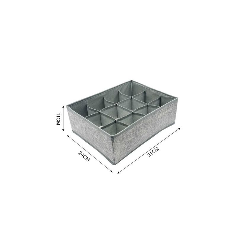 GENERICO - ORGANIZADOR DE ROPA INTERIOR 12 COMPARTIMENTOS 31CM